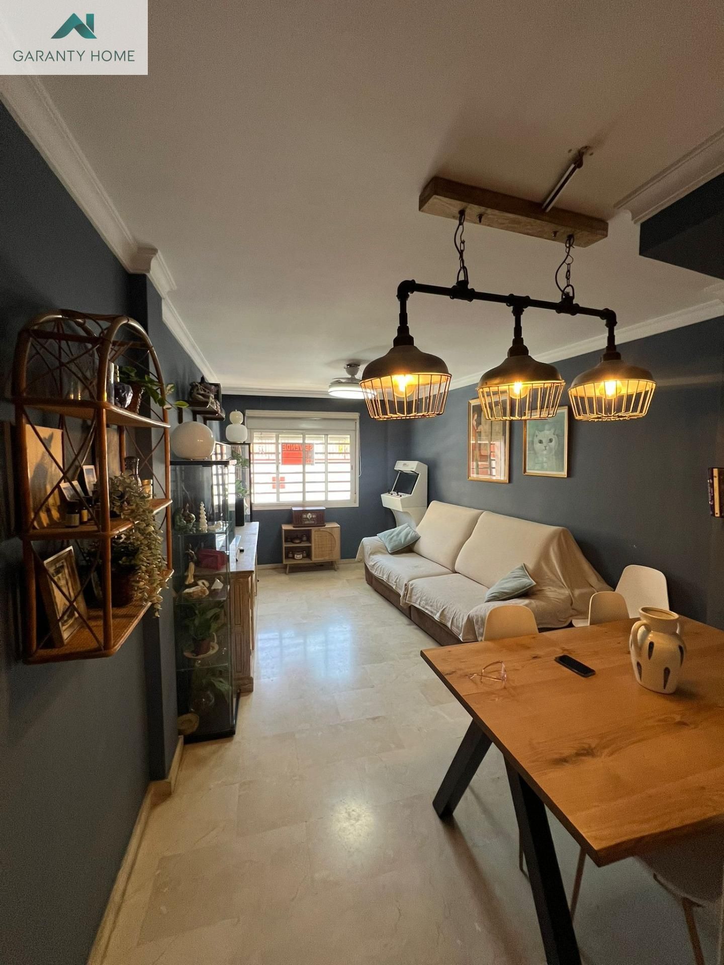 Sala d'estar de Pis en venda en Málaga Capital amb Balcó