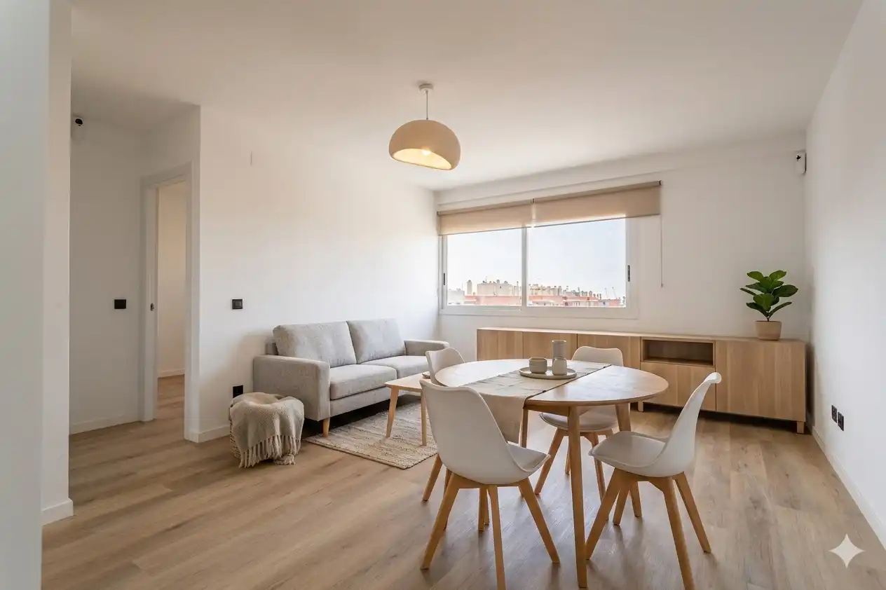 Wohnzimmer von Wohnung zum Verkauf in Tarragona mit Abstellraum und Ofen