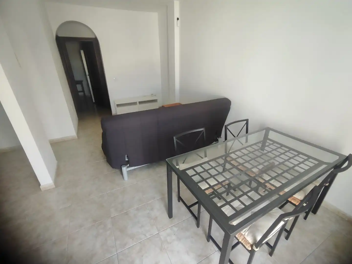 Living room of Flat for rent in Guía de Isora  with Air Conditioner, Furnished and Home automation