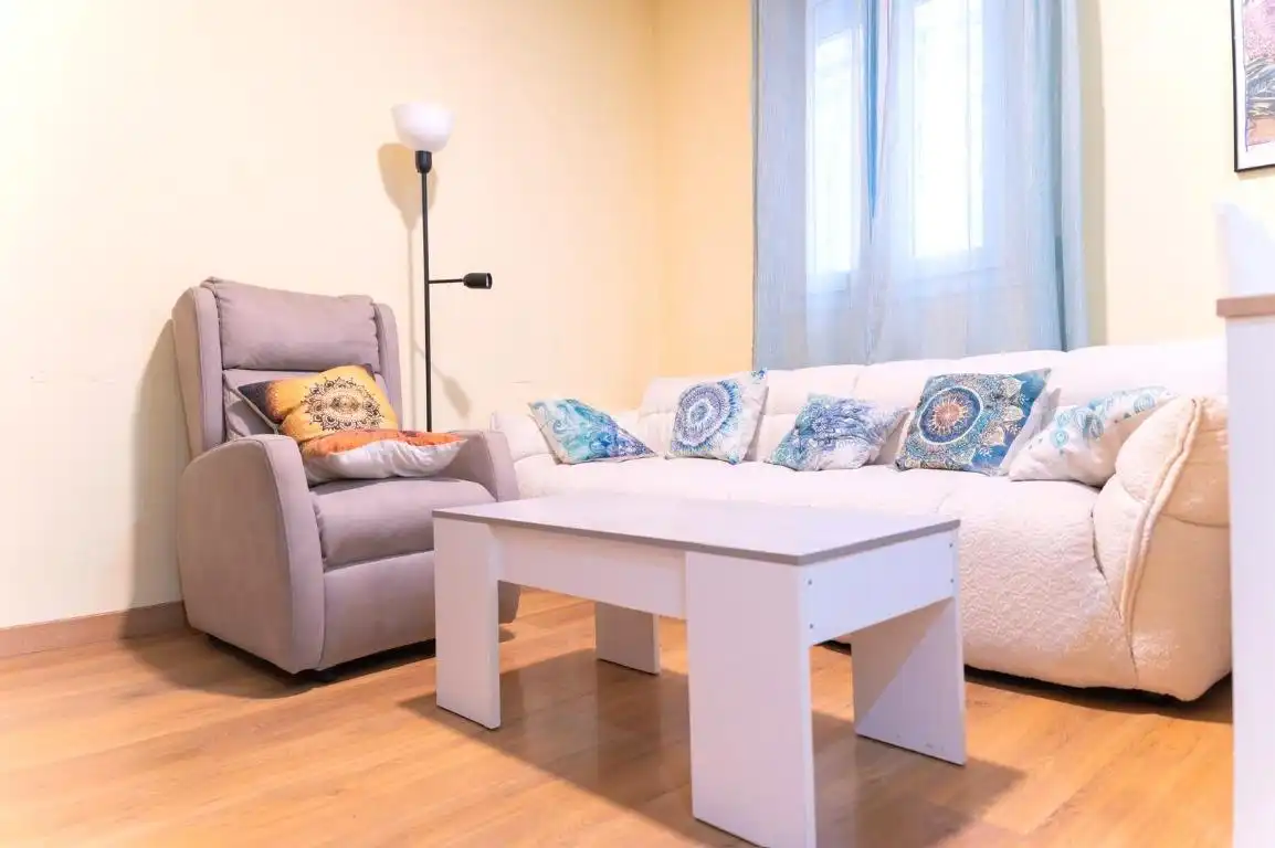 Sala de estar de Piso en venta en Madrid