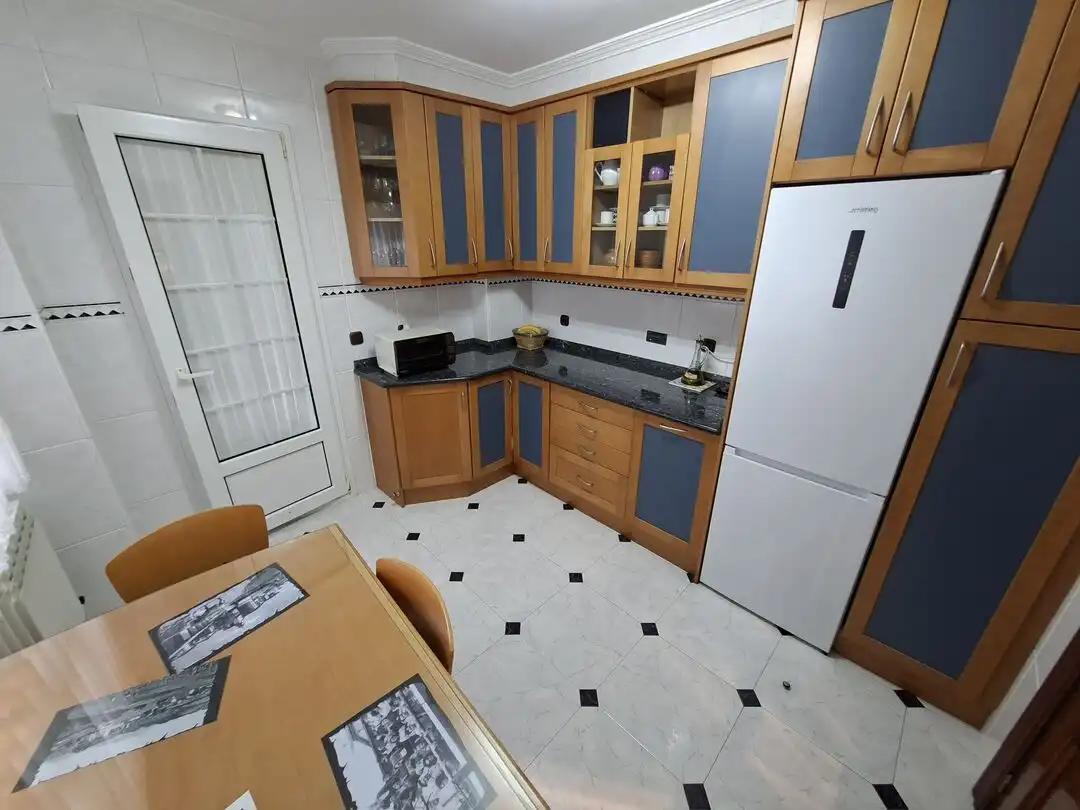 Kitchen of Flat for sale in Durango  with Heating, Storage room and Furnished