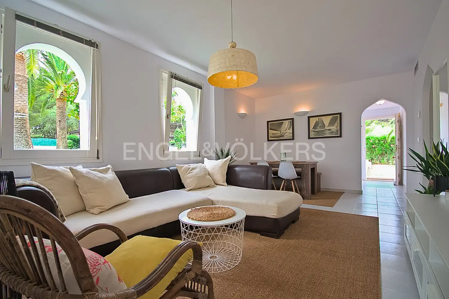 Living room of Flat for rent in Dénia  with Heating