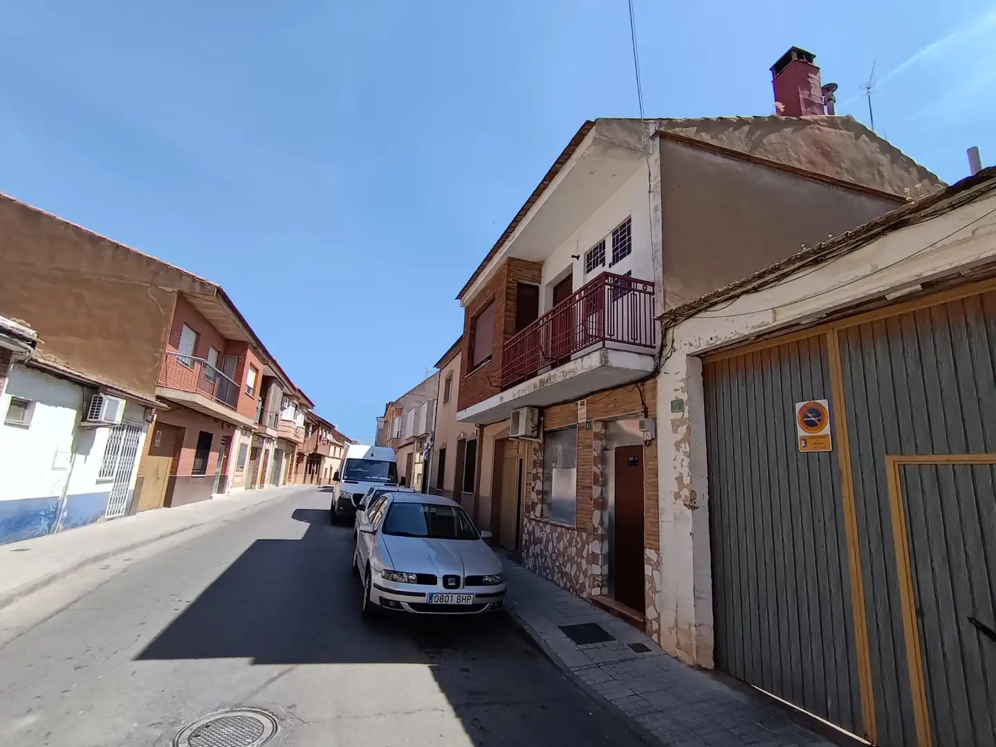 Vista exterior de Casa adosada en venta en Malagón con Balcón