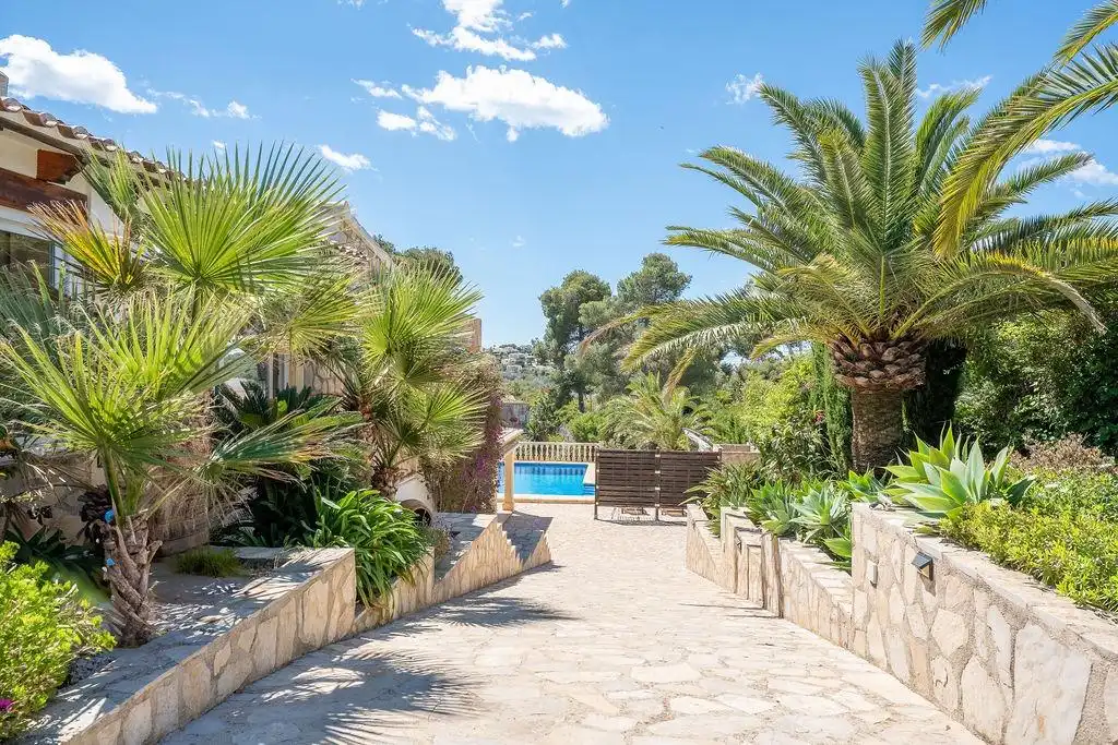 Exterior view of Houses for sale in Jávea / Xàbia  with Air Conditioner, Heating and Private garden