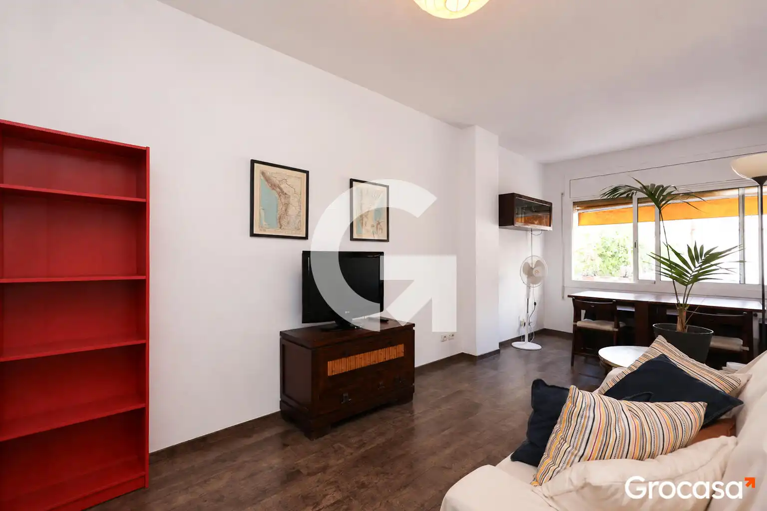 Living room of Flat for sale in Barcelona  with Air Conditioner, Oven and Balcony