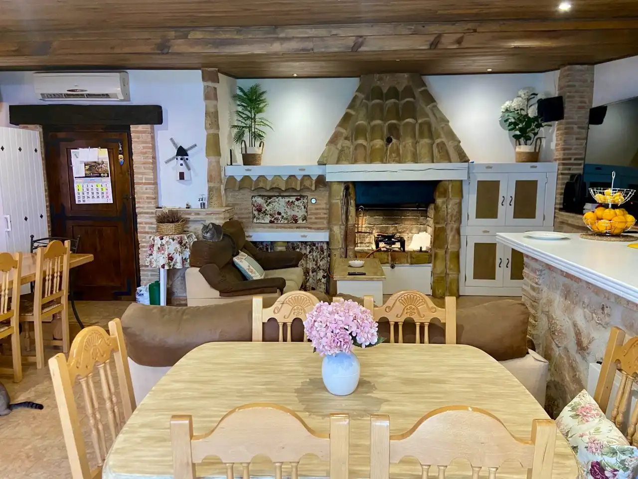 Dining room of Detached homes for sale in Villarrubia de los Ojos  with Air Conditioner, Heating and Private garden