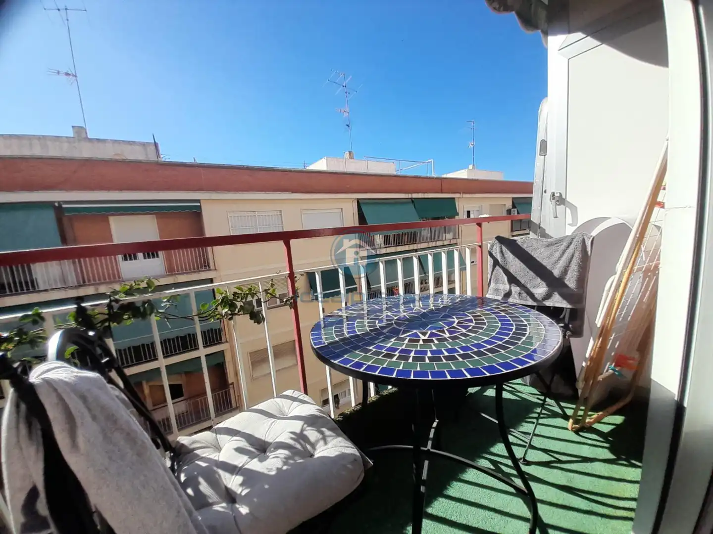 Terrasse von Wohnung zum Verkauf in Alicante / Alacant mit Klimaanlage, Möbliert und Balkon