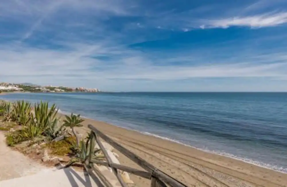 Vista exterior de Casa o chalet en venta en Estepona con Aire acondicionado, Jardín privado y Terraza