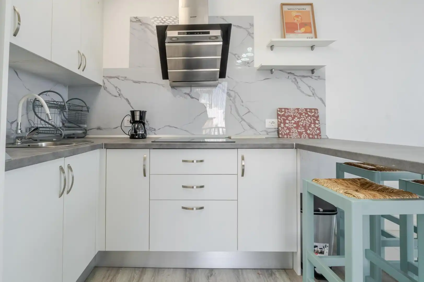 Cuina de Apartament de lloguer en San Bartolomé de Tirajana amb Terrassa