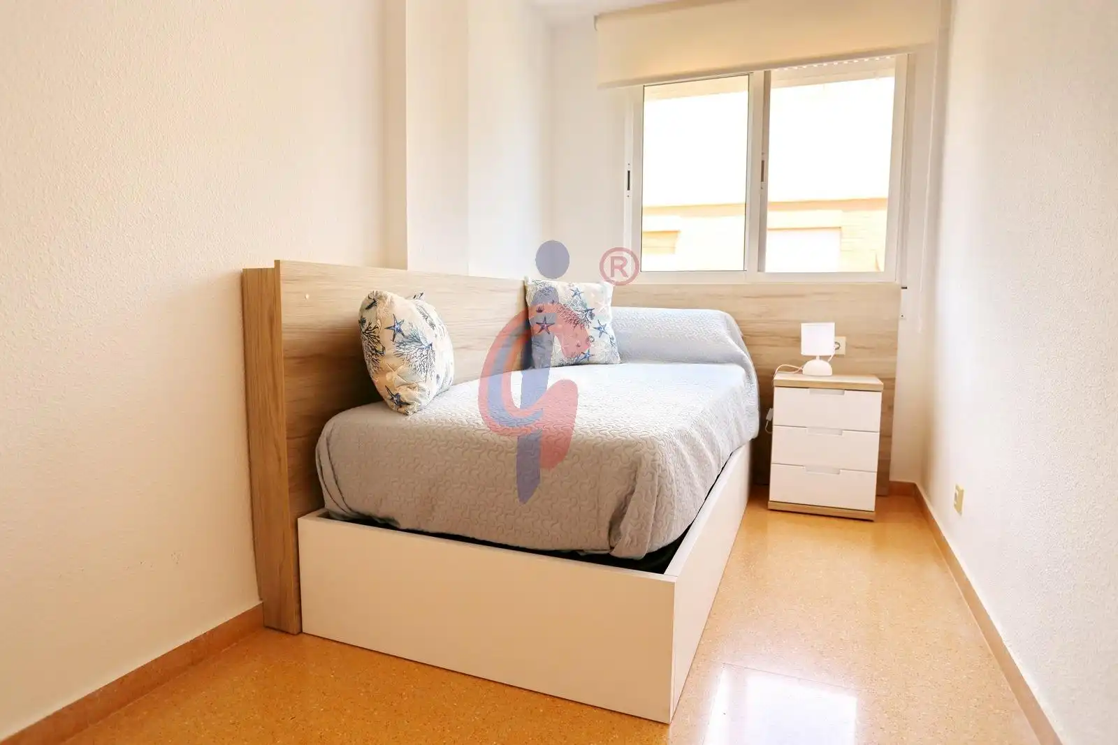 Schlafzimmer von Wohnungen zur Miete in Guardamar del Segura mit Klimaanlage, Heizung und Terrasse