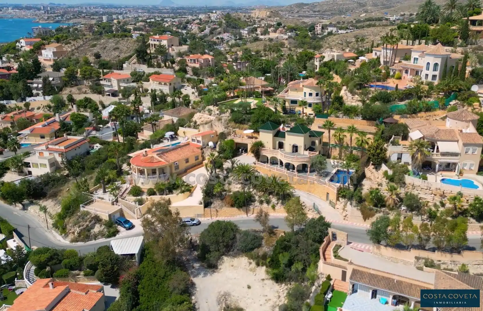 Exterior view of Houses for sale in El Campello  with Air Conditioner, Private garden and Terrace