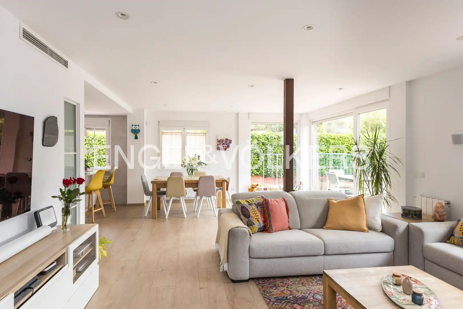 Sala de estar de Casa o chalet en venta en Rivas-Vaciamadrid con Aire acondicionado, Calefacción y Jardín privado