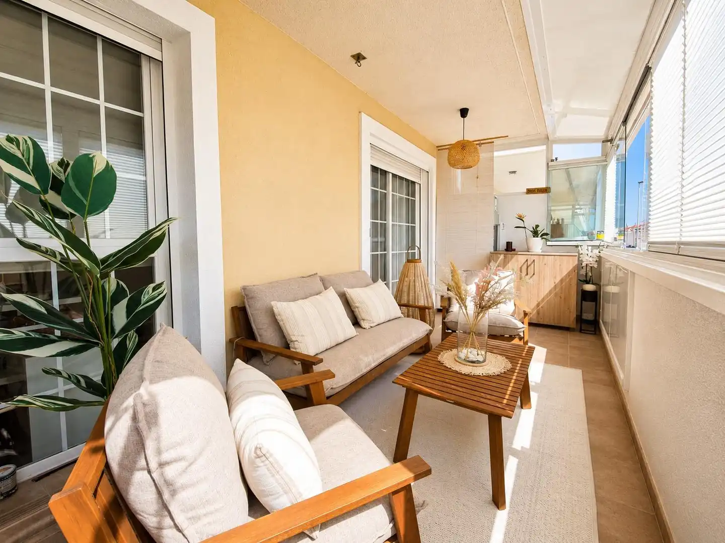 Terrace of Flat for sale in Santa Pola  with Air Conditioner, Heating and Parquet flooring