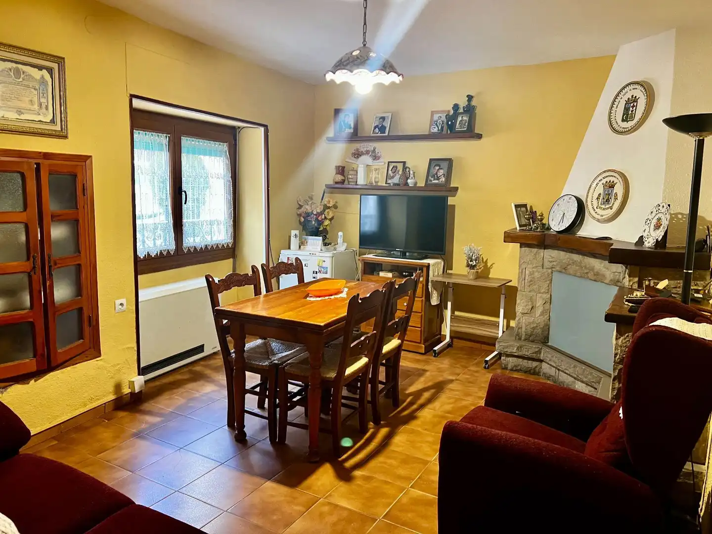 Sala de estar de Finca rústica en venta en Biar con Calefacción, Terraza y Trastero