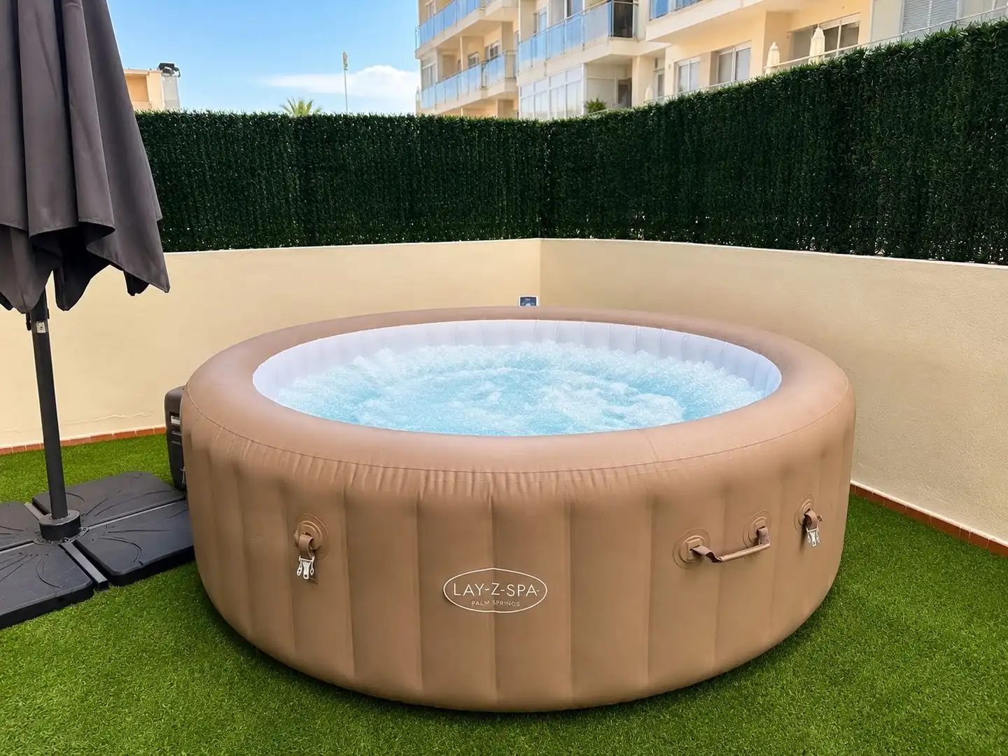 Swimming pool of Flat for sale in Santiago del Teide  with Air Conditioner, Terrace and Swimming Pool