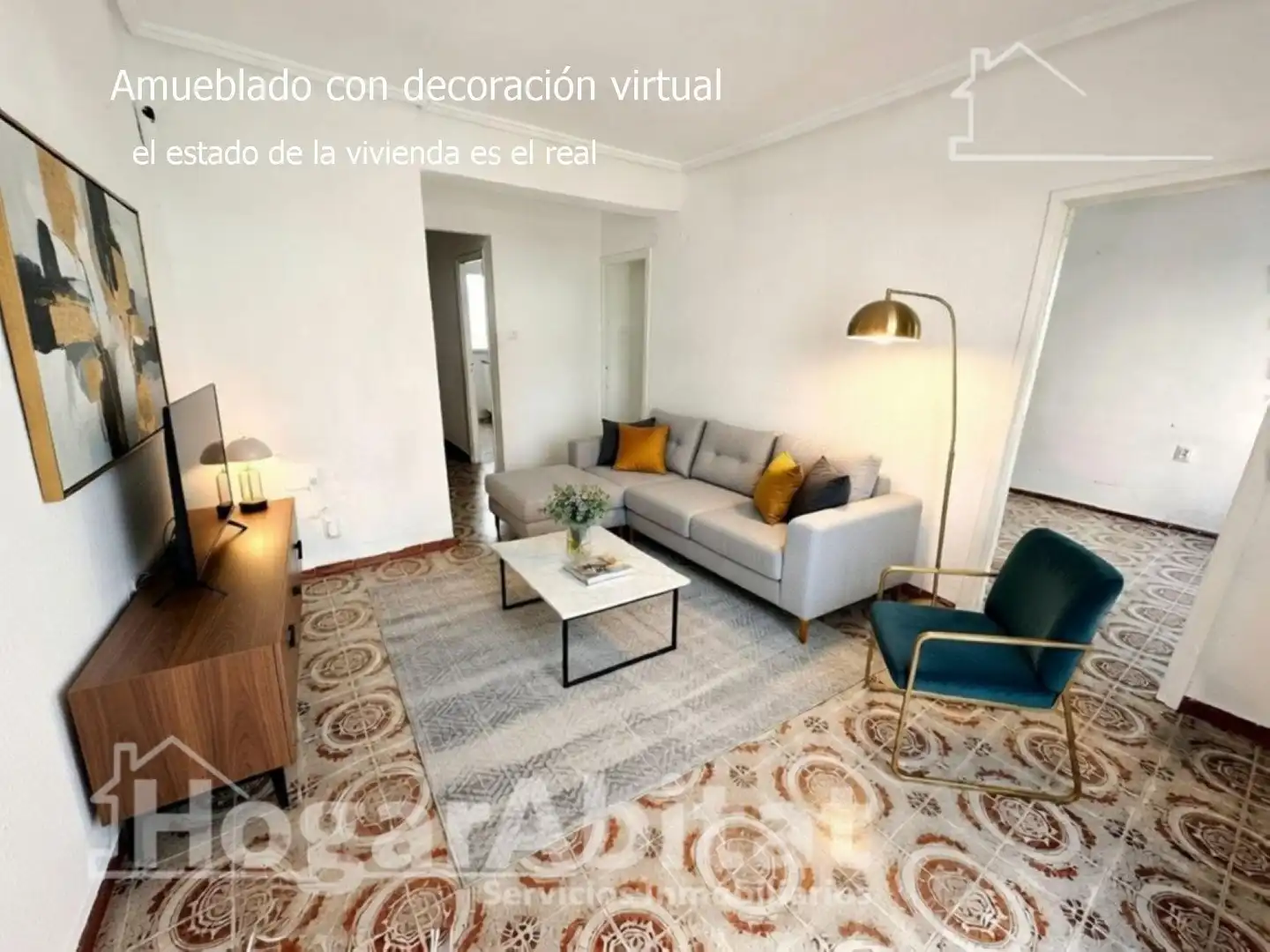 Sala d'estar de Pis en venda en Valencia amb Balcó