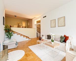 Living room of Duplex for sale in  Madrid Capital  with Air Conditioner, Heating and Terrace