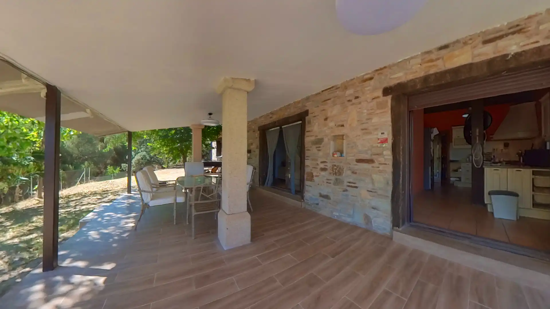 Terrassa de Casa o xalet en venda en Galapagar amb Aire condicionat, Jardí privat i Forn