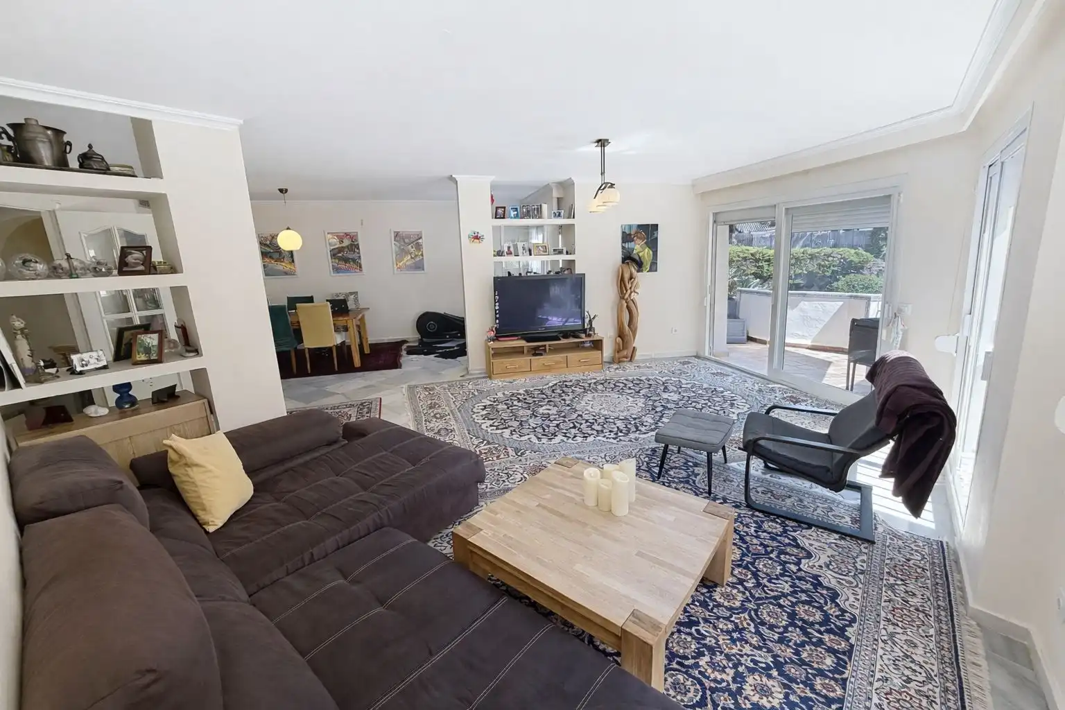 Living room of Apartments for sale in Mijas  with Private garden, Alarm and Community pool