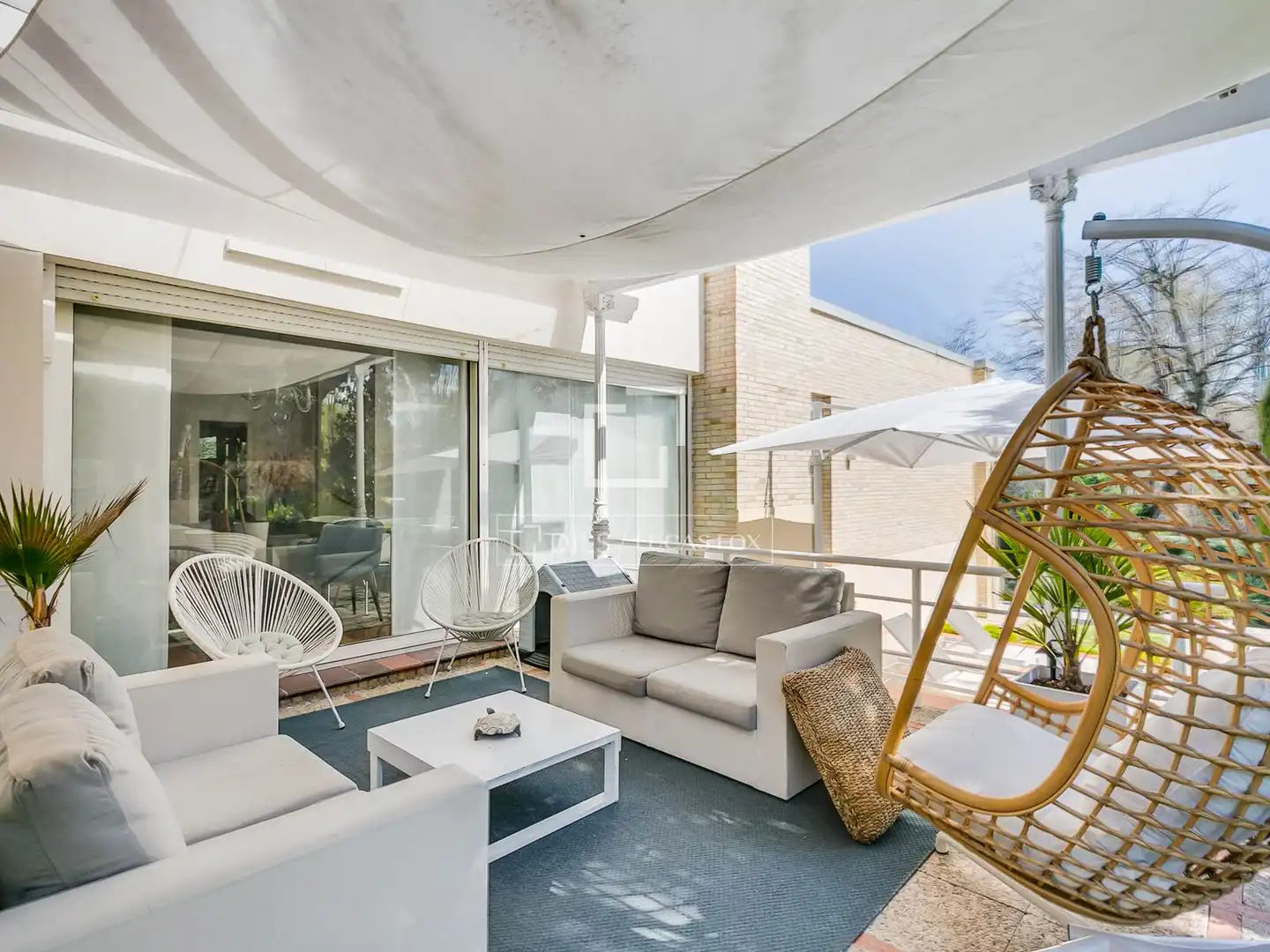 Terraza de Casa o chalet en venta en Algete con Aire acondicionado, Jardín privado y Parquet