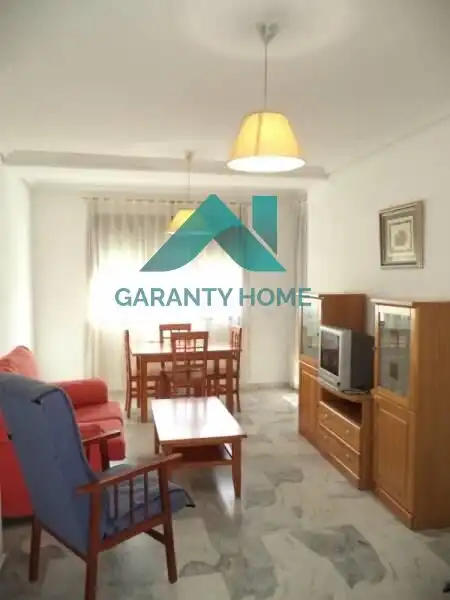 Sala de estar de Apartamento de alquiler en Cáceres con Aire acondicionado, Calefacción y Terraza