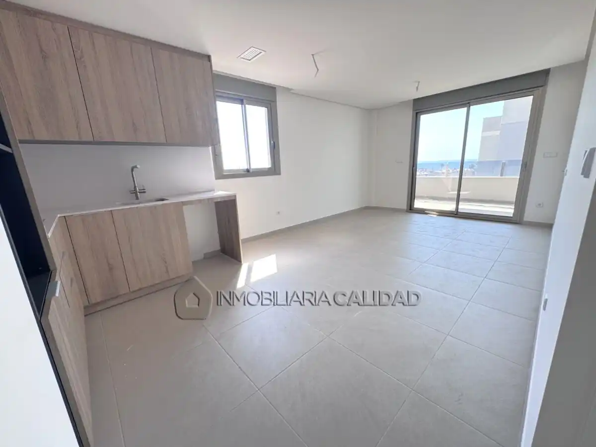 Sala de estar de Piso en venta en Santa Pola con Calefacción, Trastero y Piscina