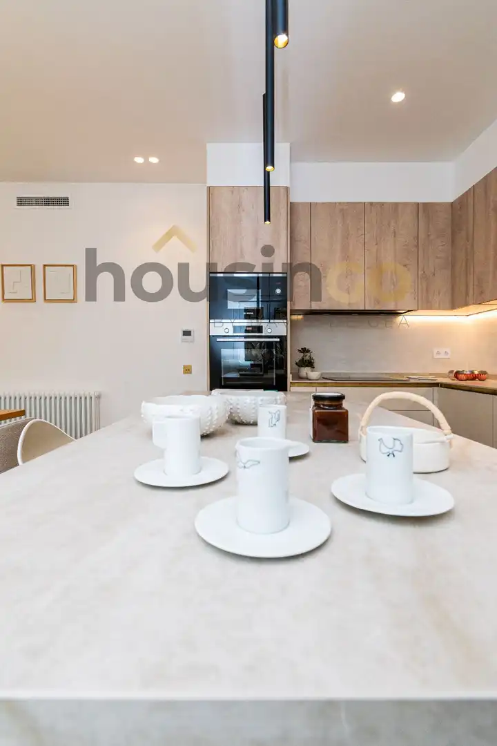 Kitchen of Flat for sale in Madrid  with Air Conditioner, Heating and Parquet flooring