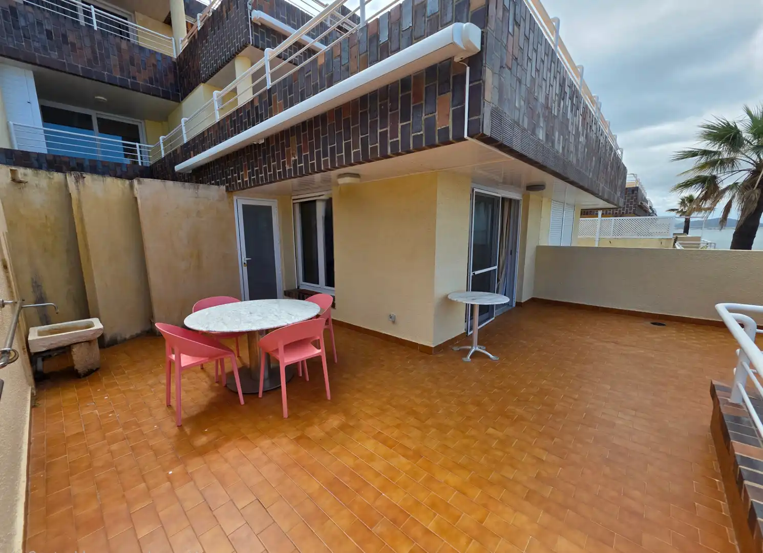 Terraza de Apartamento en venta en La Manga del Mar Menor con Aire acondicionado, Terraza y Trastero