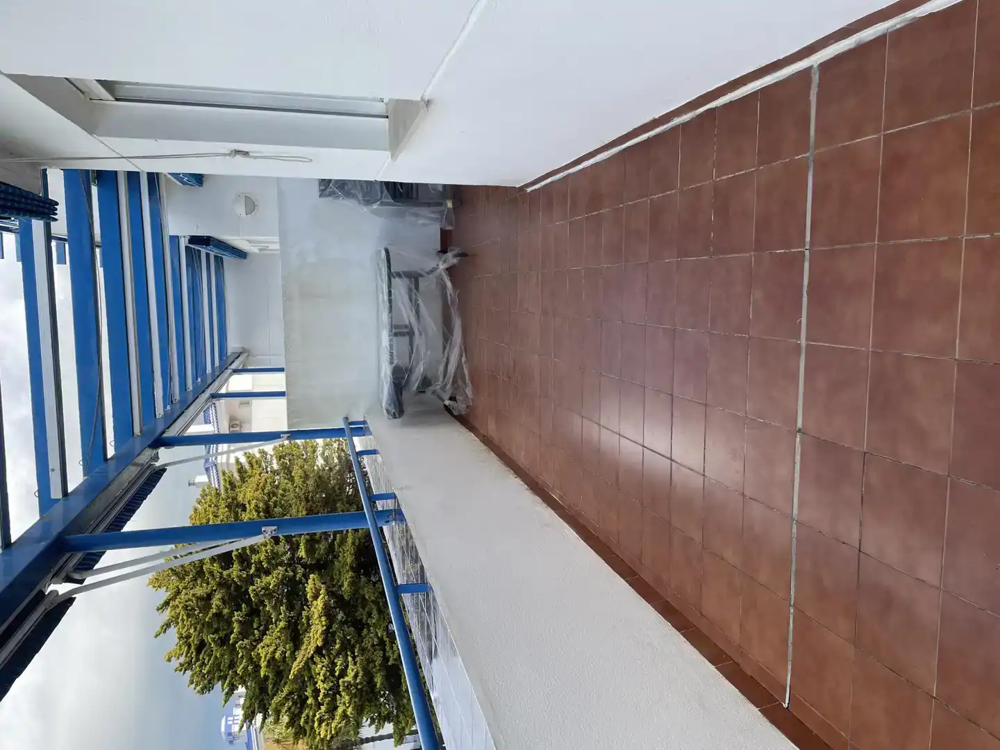 Terrasse von Wohnungen zur Miete in Rota mit Klimaanlage, Privatgarten und Abstellraum