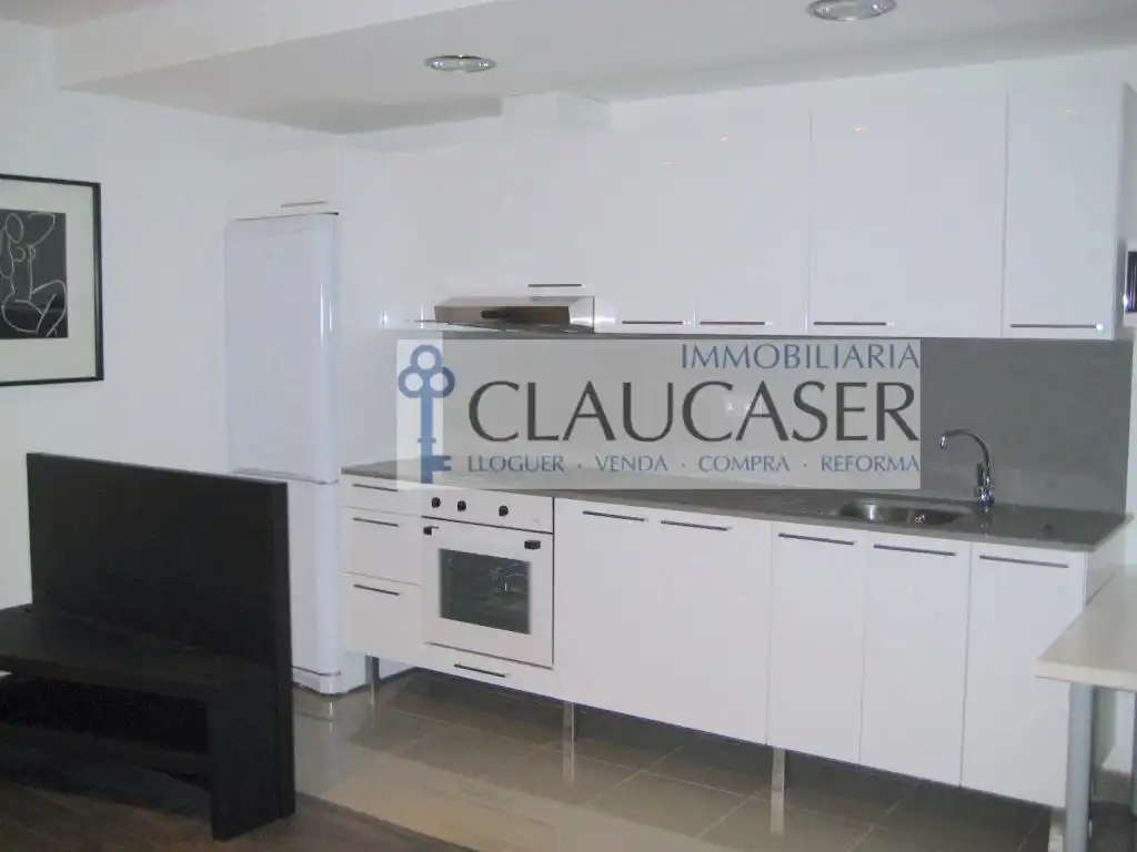 Kitchen of Flat for rent in Santa Coloma de Gramenet  with Heating, Furnished and Oven