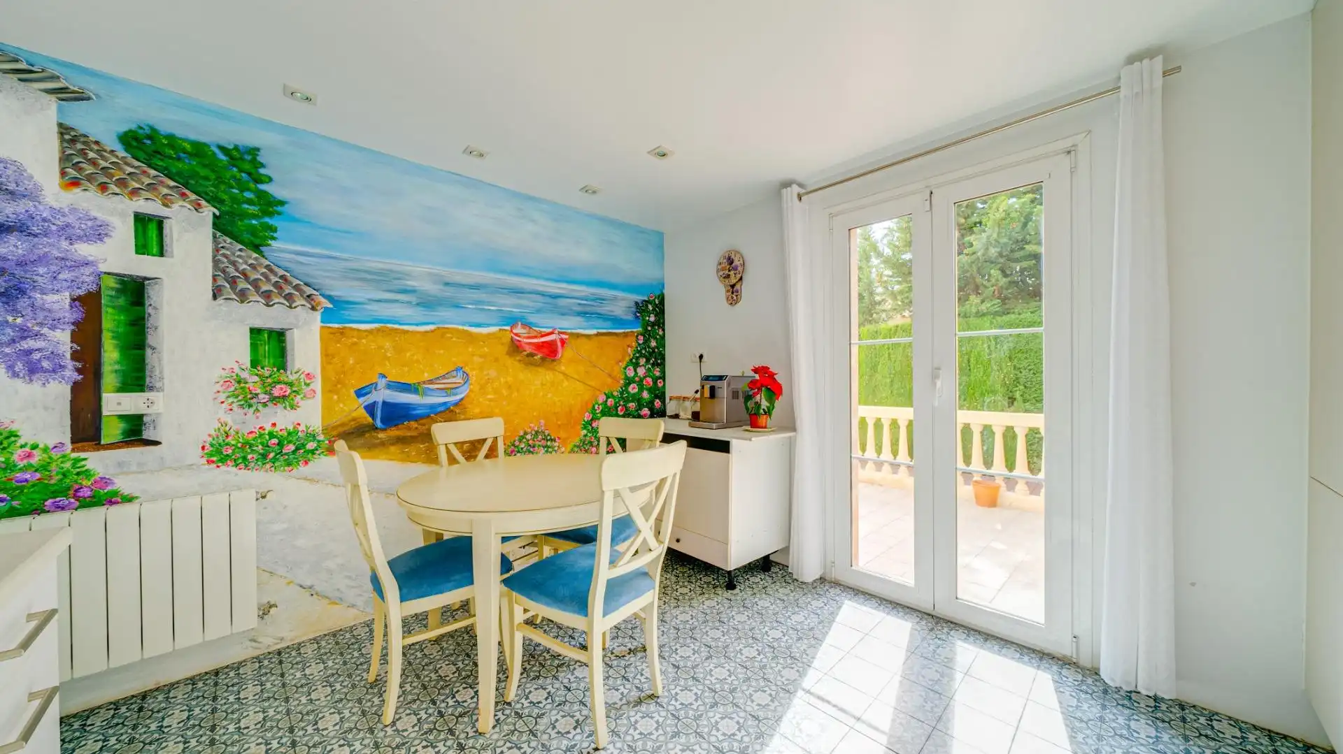 Garten von Haus oder Chalet zum Verkauf in Finestrat mit Klimaanlage, Heizung und Privatgarten