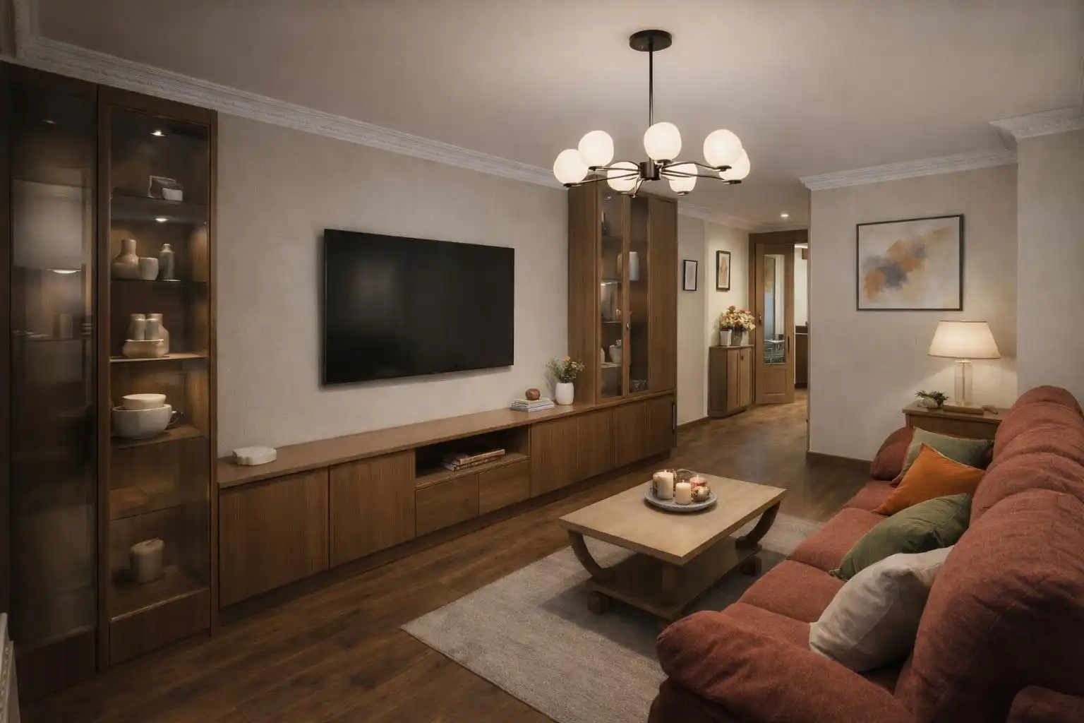Sala de estar de Piso en venta en Barakaldo  con Calefacción, Jardín privado y Amueblado