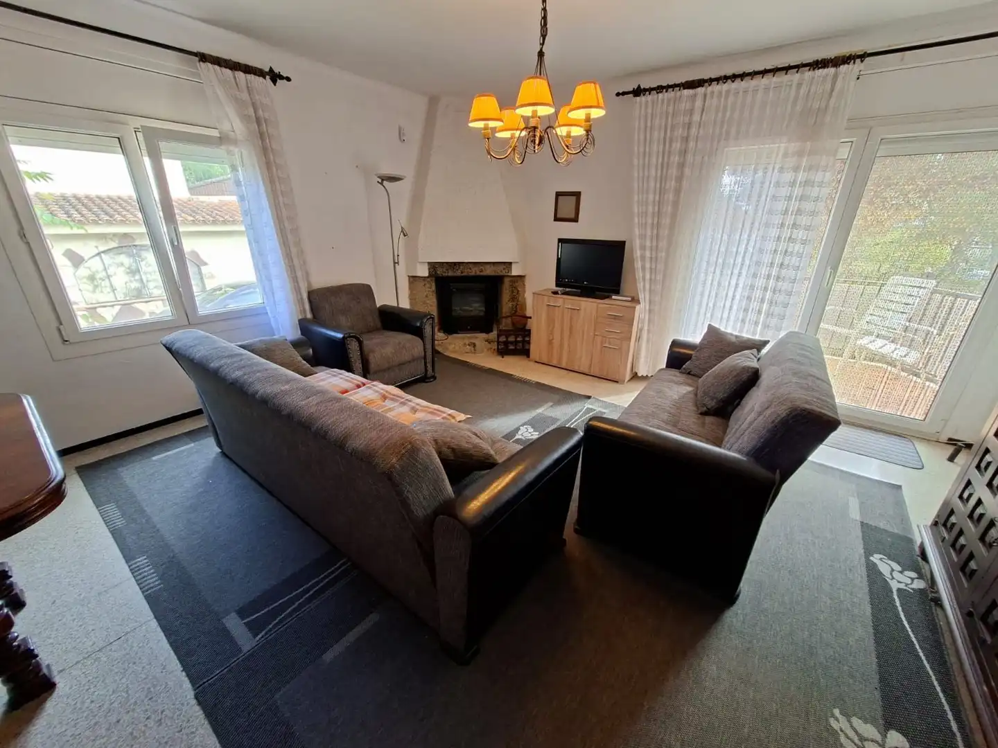 Sala de estar de Casa o chalet en venta en L'Estartit con Jardín privado, Terraza y Trastero