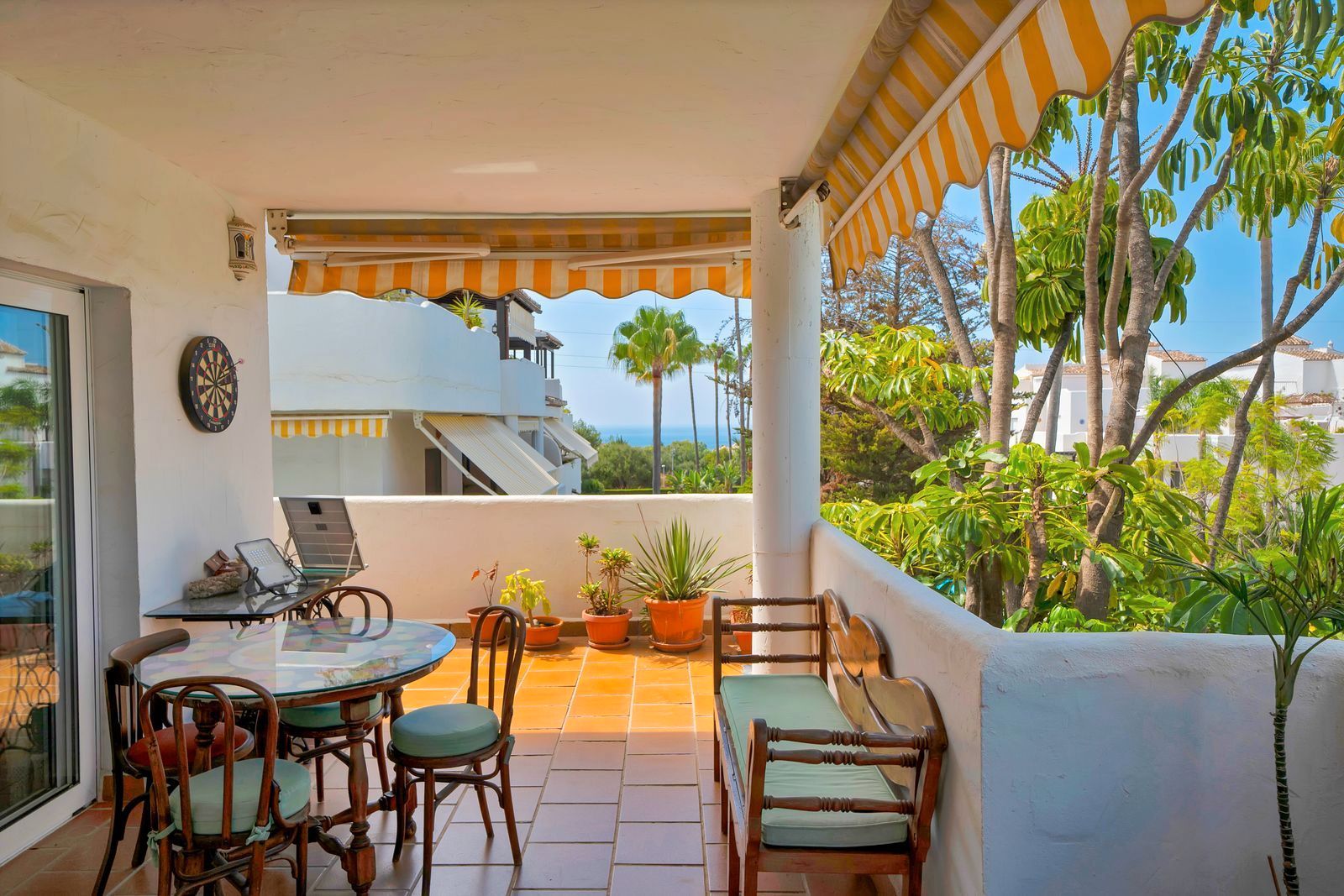 Garden of Flat for sale in Marbella  with Terrace, Storage room and Furnished