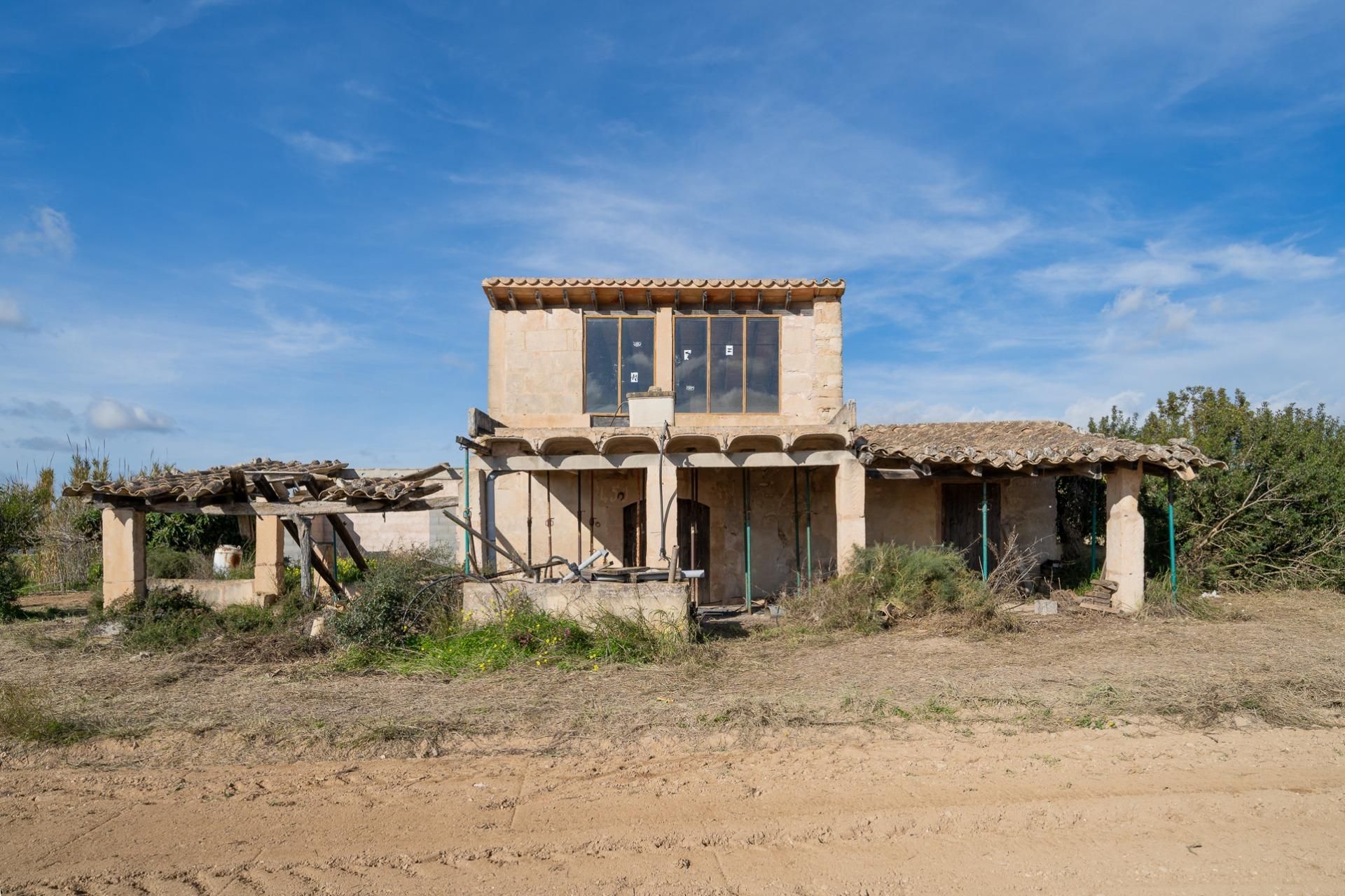Exterior view of House or chalet for sale in Porreres  with Private garden