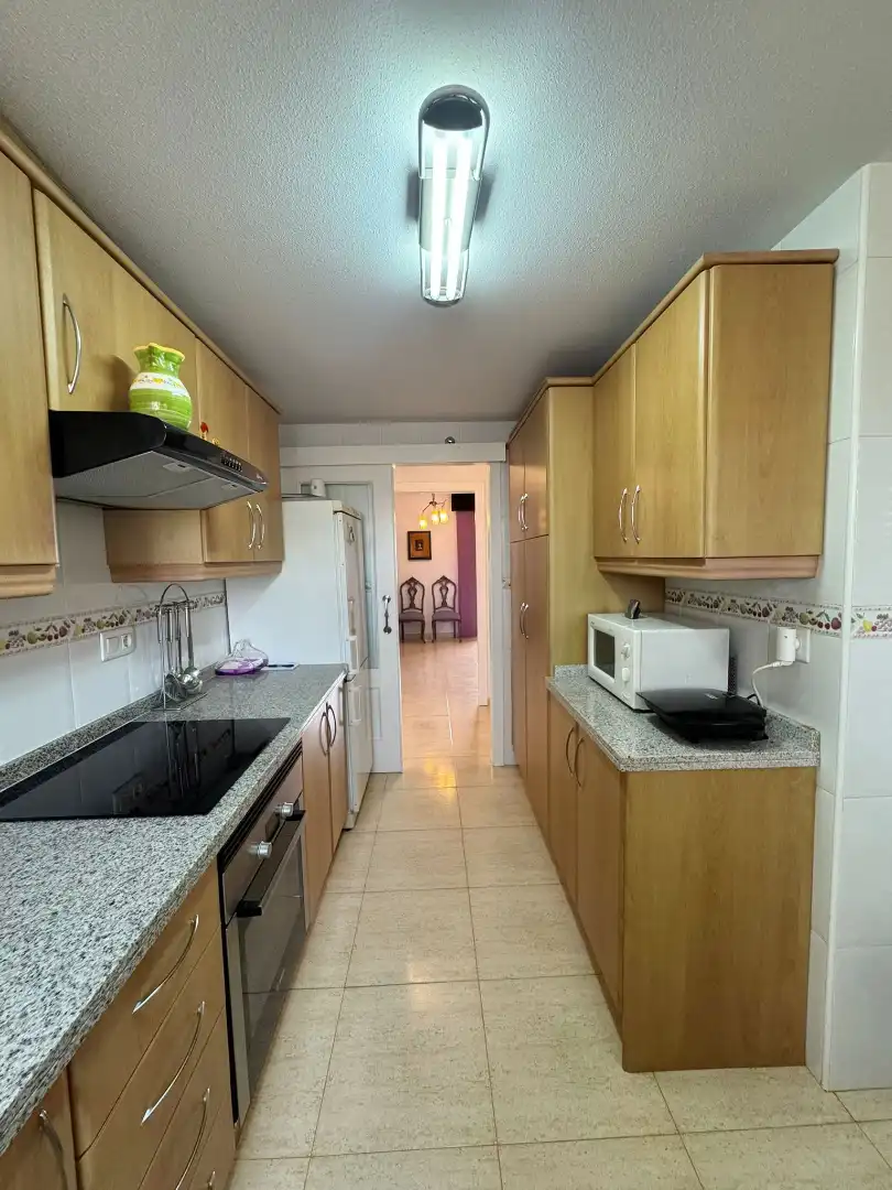 Kitchen of Apartments for rent in El Campello  with Heating, Terrace and Furnished