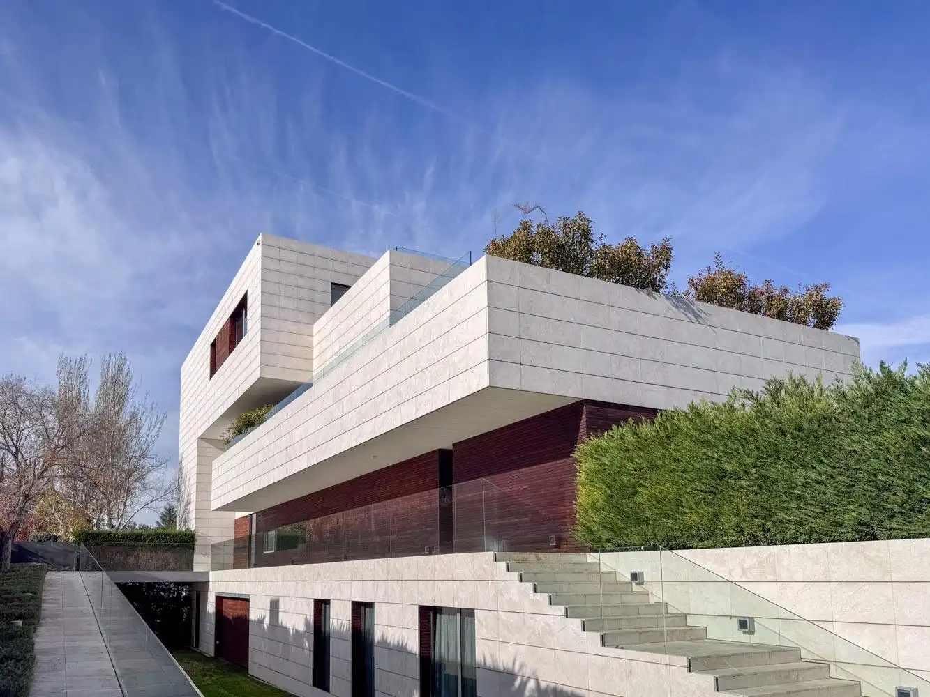 Exterior view of Houses for sale in Madrid  with Air Conditioner, Heating and Private garden