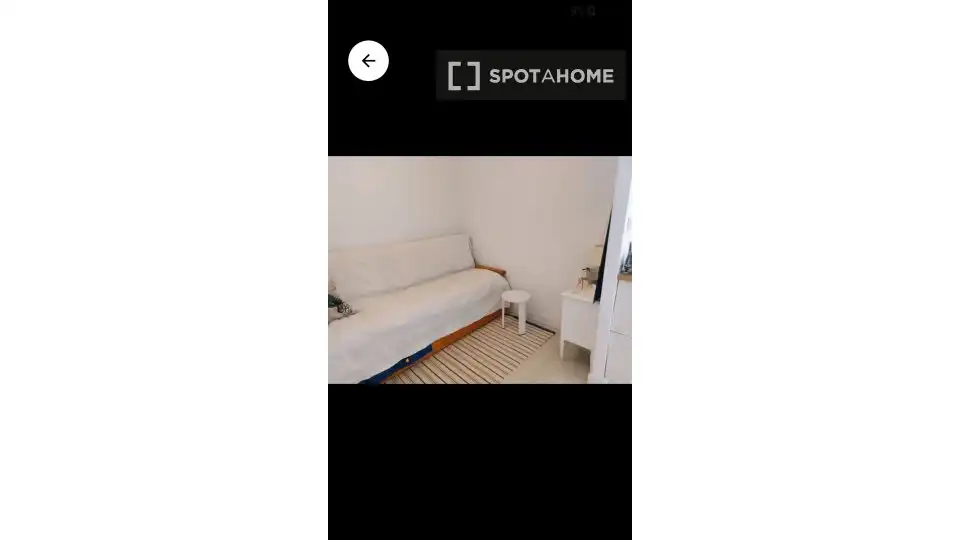 Dormitori de Apartament per a compartir en Santa Pola amb Aire condicionat, Terrassa i Moblat
