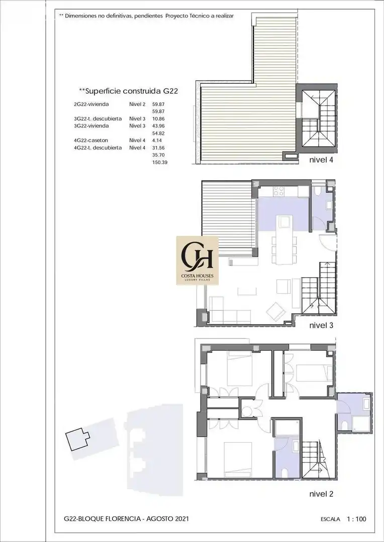 Ático en venta en Jávea / Xàbia con Aire acondicionado, Calefacción y Jardín privado