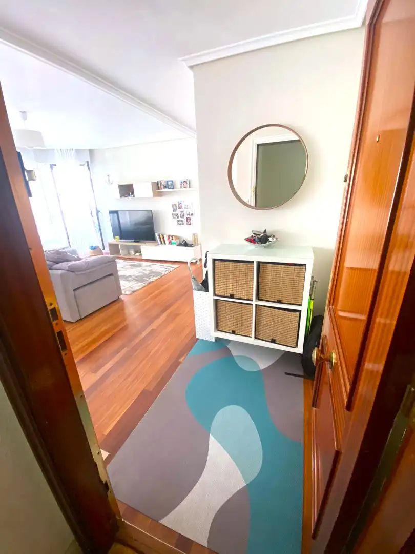 Living room of Flat for sale in Castro-Urdiales  with Heating, Private garden and Parquet flooring