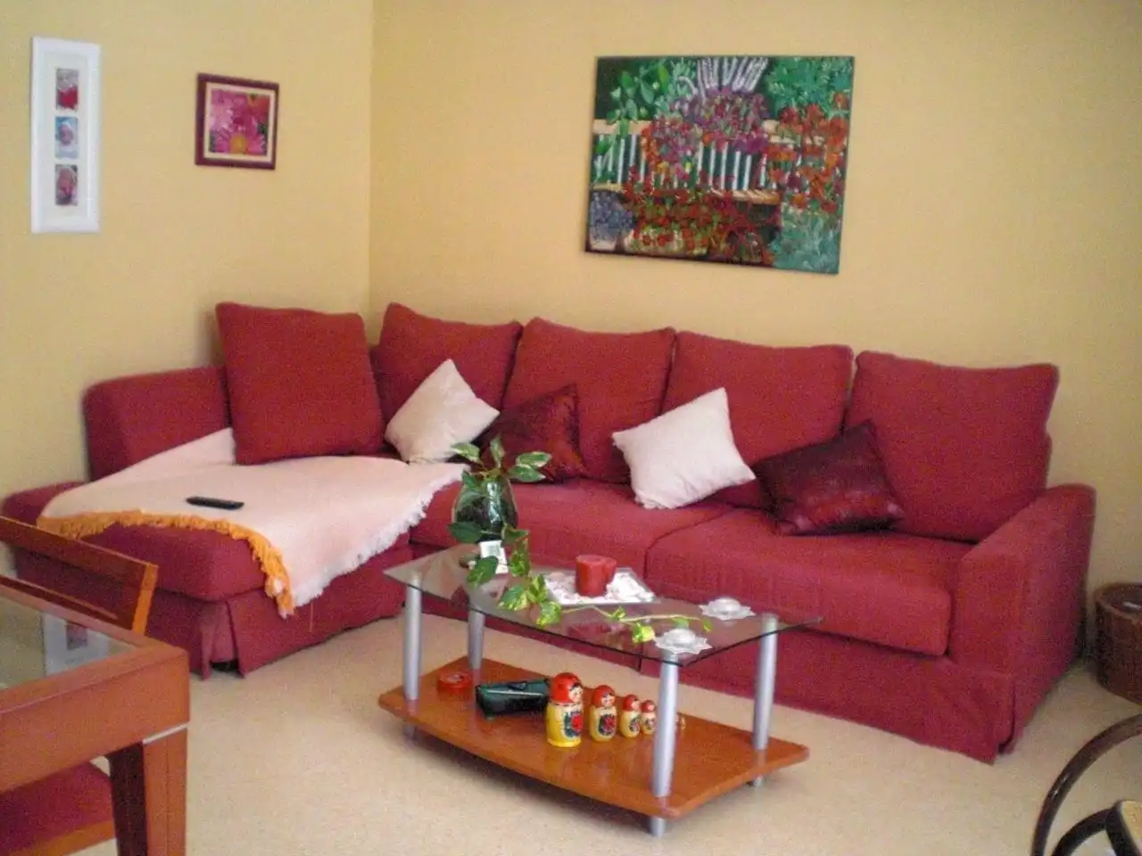 Sala d'estar de Casa o xalet de lloguer en Alicante / Alacant amb Aire condicionat, Terrassa i Piscina