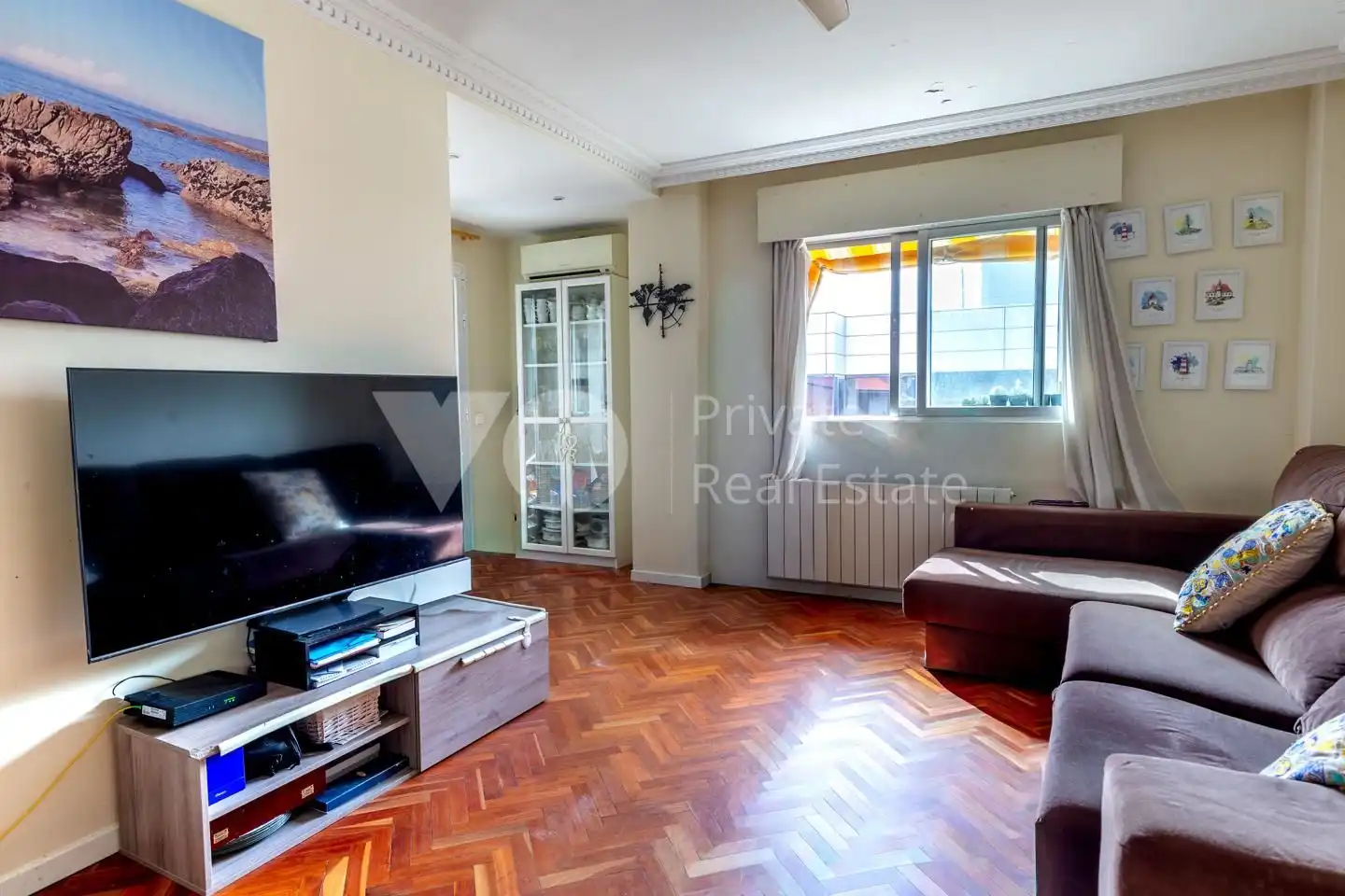 Sala de estar de Piso en venta en Las Rozas de Madrid con Aire acondicionado, Calefacción y Terraza