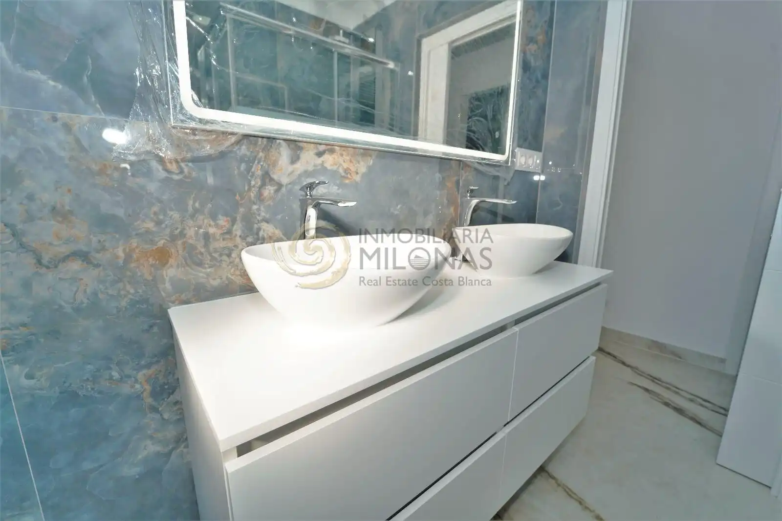 Baño de Casa o chalet en venta en La Nucia con Aire acondicionado, Jardín privado y Terraza