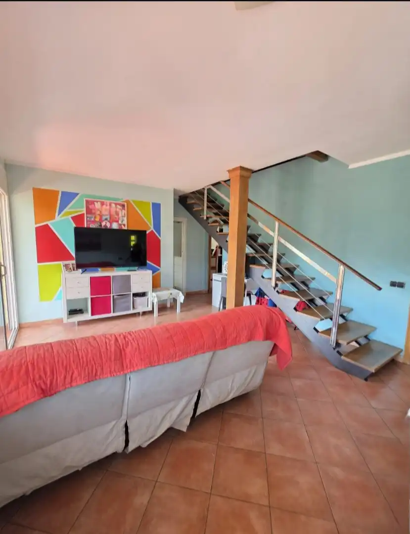 Sala de estar de Casa o chalet en venta en Sant Fost de Campsentelles con Aire acondicionado, Calefacción y Jardín privado