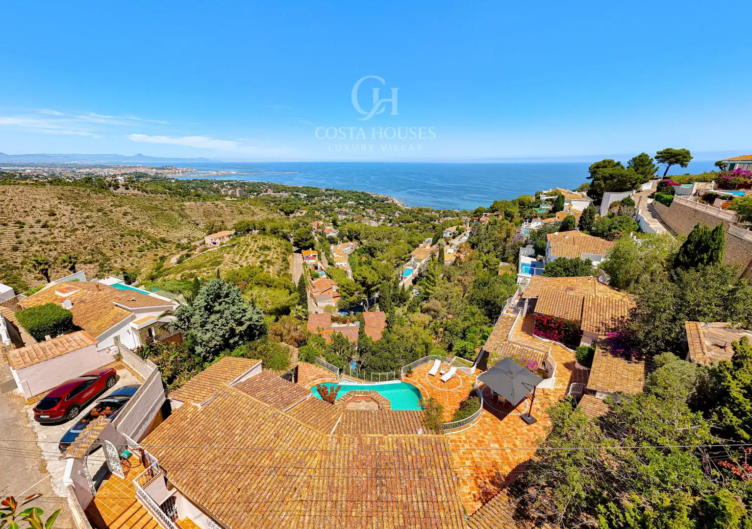 Exterior view of Houses for sale in Dénia  with Air Conditioner, Heating and Private garden