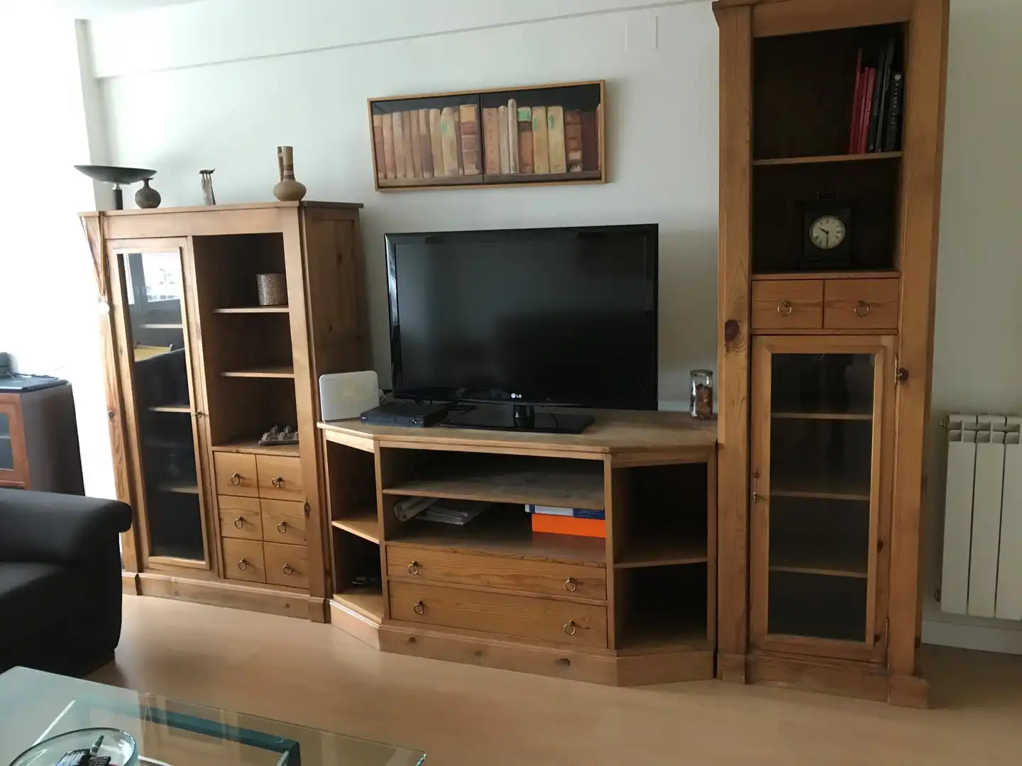 Sala de estar de Piso de alquiler en Madrid con Aire acondicionado, Terraza y Trastero