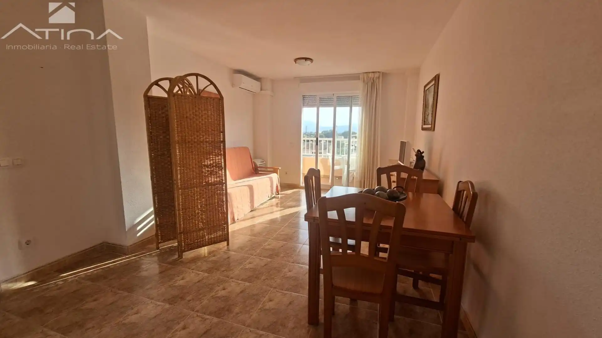 Sala d'estar de Apartament en venda en Daimús amb Aire condicionat, Moblat i Balcó