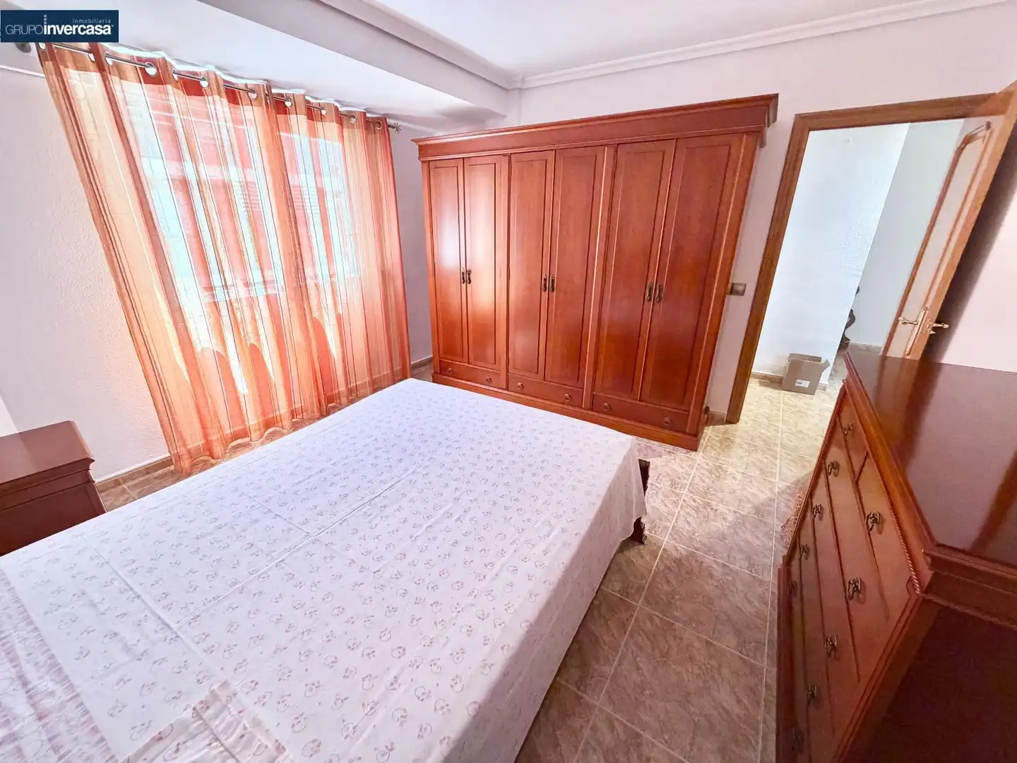 Bedroom of Flat for rent in Quart de Poblet  with Air Conditioner, Furnished and Balcony