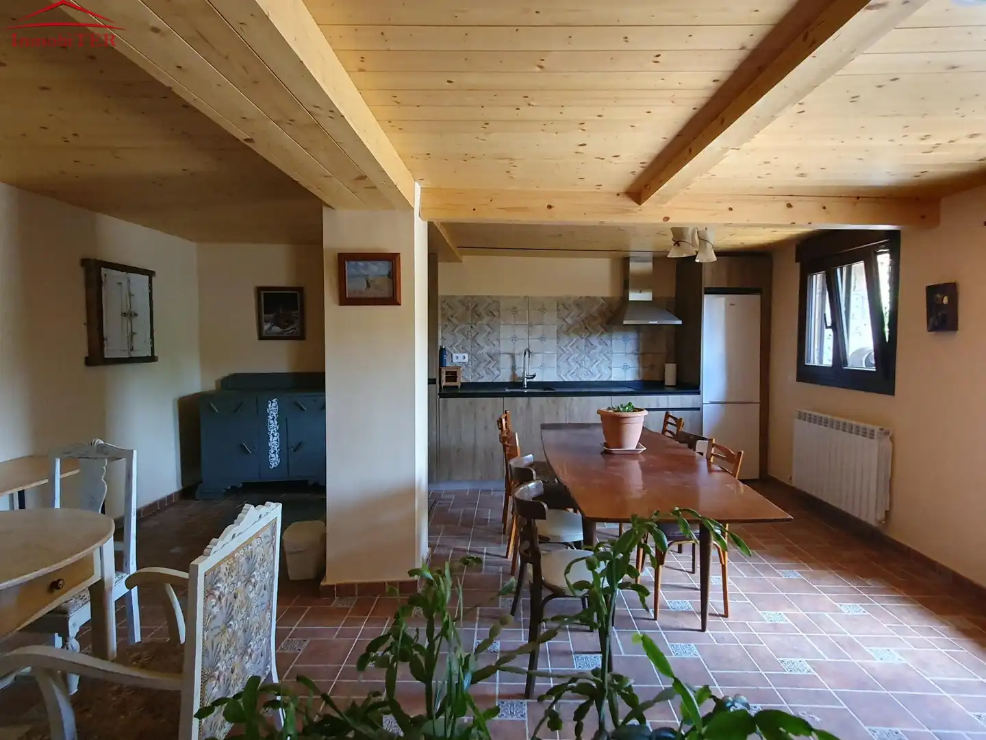 Cocina de Casa o chalet en venta en Rubiales con Calefacción, Jardín privado y Trastero