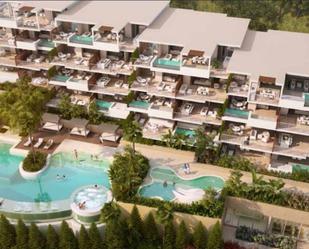 Vista exterior de Planta baixa en venda en Mijas amb Aire condicionat, Jardí privat i Parquet